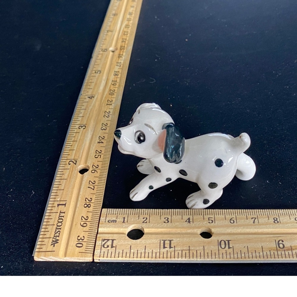 Vintage Ceramic Dalmatian Dog Figurine Collectible Puppy Statue‎ Decor